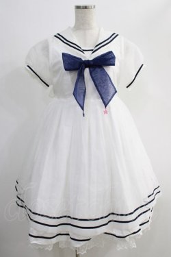 画像1: Angelic Pretty / フェアリーマリンワンピース Free 白 H-24-10-11-062-AP-OP-NS-ZH