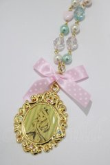 Angelic Pretty / Upside Down Storyアリスネックレス  ゴールド H-24-10-11-013-AP-AC-NS-ZH