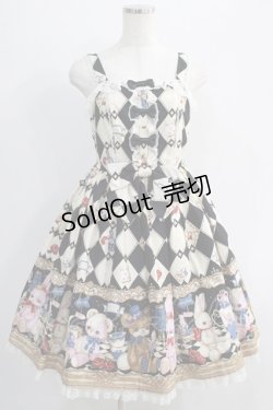 画像1: Angelic Pretty / Wonder Toy ジャンパースカートSet Free ブラック H-24-10-11-029-AP-OP-NS-ZH