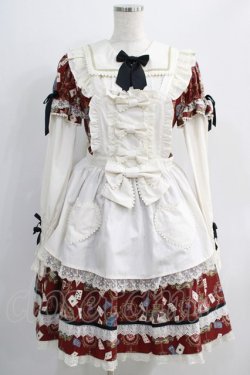 画像1: Angelic Pretty / Wonder Memories Special ワンピース Set Free ワイン H-24-10-11-031-AP-OP-NS-ZH