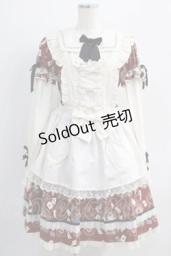 画像1: Angelic Pretty / Wonder Memories Special ワンピース Set Free ワイン H-24-10-11-031-AP-OP-NS-ZH