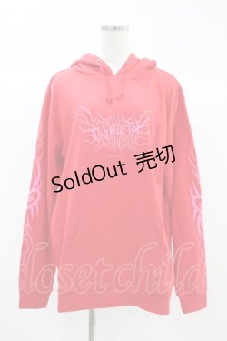 画像1: KRY CLOTHING / 「METALBATA」パーカー XXL 赤 H-24-10-12-043-EL-TO-KB-ZH