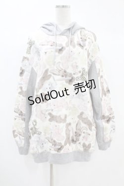 画像1: MILKBOY / KILL IT SOFTLY HOODIE  ナチュラル（グレー） H-24-10-12-045-MB-TO-KB-ZH