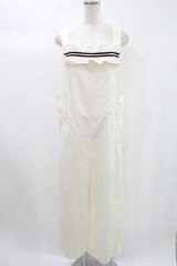 Jane Marple / French marine salopette pants  オフ H-24-10-12-1003-JM-PA-KB-ZT079