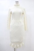 MILK / KNIT-LIKEドレス Free オフ H-24-10-12-020-ML-OP-KB-ZH