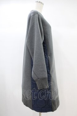 画像3: Jane Marple Dans Le Saｌon / Double face sweat dress  charcoal gray × navy H-24-10-12-022-JM-OP-KB-ZH