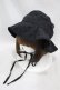 画像1: Candy Stripper / LACY BUCKET HAT  ブラック H-24-10-13-1002-PU-AC-KB-ZH (1)