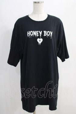 画像1: Honey Cinnamon / シナモンTシャツ Free ブラック H-24-10-14-075-LO-TS-NS-ZH