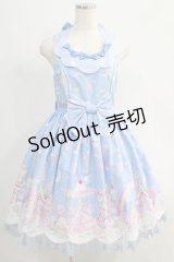 Angelic Pretty / MilkyPlanetジャンパースカートSet Free サックス H-24-10-14-028-AP-OP-NS-ZH