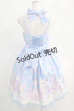 画像3: Angelic Pretty / MilkyPlanetジャンパースカートSet Free サックス H-24-10-14-028-AP-OP-NS-ZH