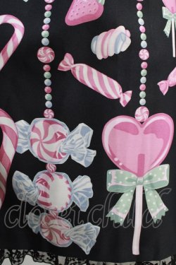 画像4: Angelic Pretty / Candy Ornamentジャンパースカート Free ブラック H-24-10-14-029-AP-OP-NS-ZH