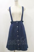 Candy Stripper / DENIM QUILT SKIRT M ブルー H-24-10-15-050-PU-SK-KB-ZH