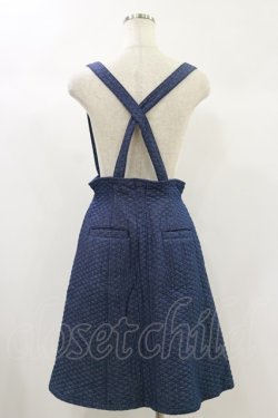 画像2: Candy Stripper / DENIM QUILT SKIRT M ブルー H-24-10-15-050-PU-SK-KB-ZH