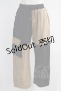 NieR Clothing / TWO-TONE PANTS  黒×茶 H-24-10-17-1057-PU-PA-KB-ZH