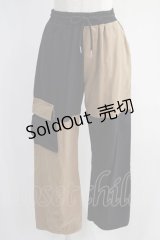 NieR Clothing / TWO-TONE PANTS  黒×茶 H-24-10-17-1057-PU-PA-KB-ZH