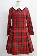 Jane Marple / tartan check lycee onepiece  レッド H-24-10-17-1033-JM-OP-KB-ZH