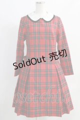 Jane Marple / tartan check lycee onepiece  レッド H-24-10-17-1033-JM-OP-KB-ZH