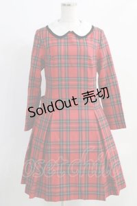 Jane Marple / tartan check lycee onepiece  レッド H-24-10-17-1033-JM-OP-KB-ZH