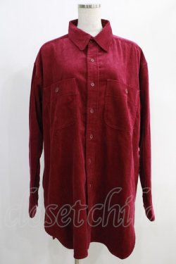 画像1: MILKBOY / CORDUROY SHIRTS  ワイン H-24-10-18-072-MB-BL-KB-ZH