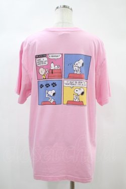 画像2: Candy Stripper / PEANUTS COMIC TEE 2 ピンク H-24-10-19-049-PU-TO-KB-ZT090