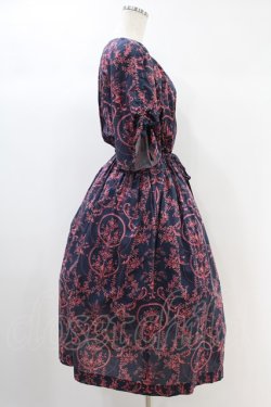 画像3: Jane Marple Dans Le Saｌon / Marie Antoinette drawstring sleeve dress Free ネイビー H-24-10-19-004-JM-OP-KB-ZH