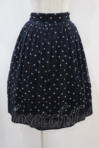 Jane Marple / Sprinkled flowers wrapped skirt Free ネイビー H-24-10-19-025-JM-SK-NS-ZH