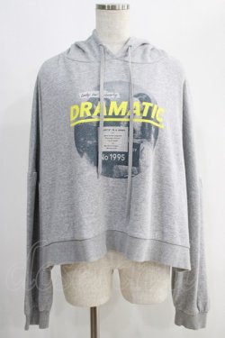 画像1: Candy Stripper / DRAMATIC HOODIE 2 グレー H-24-10-20-082-PU-TO-KB-ZH