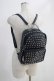 画像1: NieR Clothing / 2WAY STUDS BACKPACK  黒 H-24-10-20-002-PU-BG-KB-ZH (1)