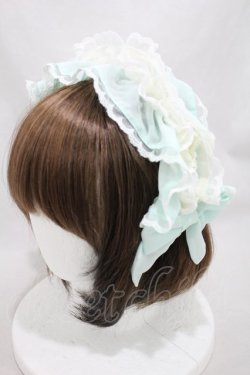 画像1: Angelic Pretty / Frilly Roseカチューシャ  ミント H-24-10-21-1040-AP-AC-NS-ZH