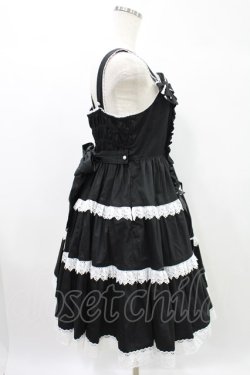 画像2: Angelic Pretty / 肩リボンジャンパースカート Free ブラック H-24-10-21-1002-AP-OP-NS-ZH