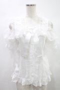 Angelic Pretty / フリルシースルーオフショルダーブラウス Free シロ H-24-10-21-1027-AP-BL-NS-ZH