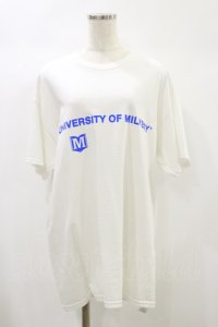 MILKBOY / UNIVERSITY TEE L ホワイト H-24-10-22-056-MB-TO-KB-ZT090