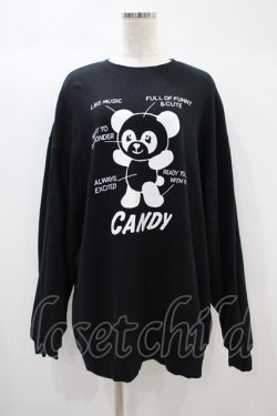 画像1: Candy Stripper / PEPE SWEAT   黒 H-24-10-24-1040-PU-TO-KB-ZH