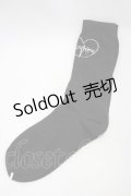 MORPH8NE / LOGO HIGH KNEE SOCKS  黒 H-24-10-24-1002-0-ZA-KB-ZH