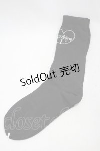 MORPH8NE / LOGO HIGH KNEE SOCKS  黒 H-24-10-24-1002-0-ZA-KB-ZH