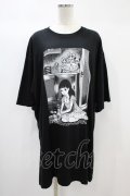 Candy Stripper / BAPTISM TEE 2 黒 H-24-10-24-1039-PU-TO-KB-ZH