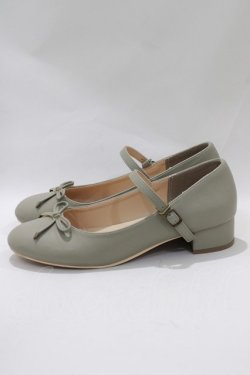 画像2: F&A / リボンストラップパンプス L/24.5cm MINT GRAY H-24-10-24-026-LO-SH-NS-ZH