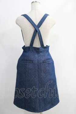 画像3: Candy Stripper / DENIM QUILT SKIRT M ブルー H-24-10-25-031-PU-SK-KB-ZH