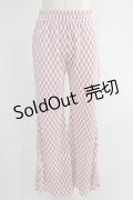 Candy Stripper / EASY FLARE CHINA PANTS  ピンク H-24-10-25-009-PU-PA-KB-ZH