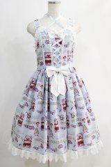 metamorphose / Disney Alice in Wonderlandジャンパースカートセット 1（通常サイズ） サックス H-24-10-26-1004-ME-OP-NS-ZH