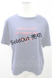 Candy Stripper / Candy Club TEE 2 紺 H-24-10-27-034-PU-TO-KB-ZT261