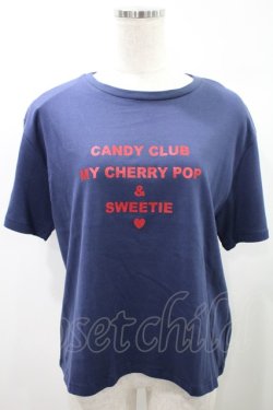 画像1: Candy Stripper / Candy Club TEE 2 紺 H-24-10-27-034-PU-TO-KB-ZT1029H