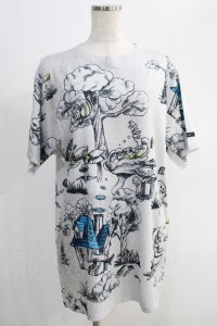 MILKBOY / VIXEN GRIMM Tee XL グレー H-24-10-27-1072-MB-TO-KB-ZT069