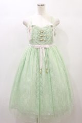 Angelic Pretty / Shanghai Dollジャンパースカート Free ミント H-24-10-28-076-AP-OP-NS-ZH