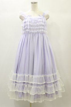 画像1: Angelic Pretty / Brilliant Tulleジャンパースカート Free ラベンダー H-24-10-28-077-AP-OP-NS-ZH