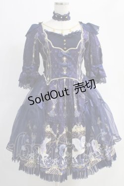 画像1: Angelic Pretty / Crystal Dream Carnival Dress Set Free ネイビー H-24-10-29-065-AP-OP-NS-ZH