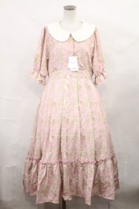 m petit by misako / NINA'sコラボ トワルドジュイワンピース L ピンク H-24-10-29-1023-LO-OP-NS-ZH