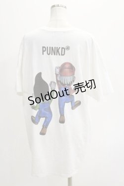 画像2: LAND by MILKBOY / PUNK DRUNKERSコラボTシャツ XL ホワイト H-24-10-30-041-MB-TO-KB-ZT1101H