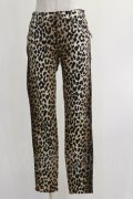 HYSTERIC GLAMOUR / LEOPARD柄スリムパンツ 28インチ ブラウン H-24-10-30-051-PU-PA-KB-ZH