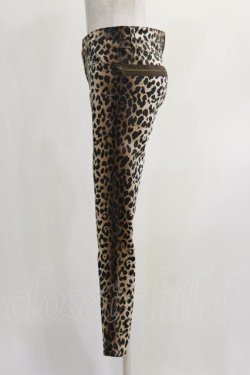 画像3: HYSTERIC GLAMOUR / LEOPARD柄スリムパンツ 28インチ ブラウン H-24-10-30-051-PU-PA-KB-ZH